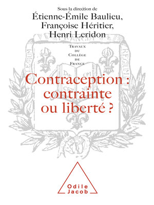 cover image of Contraception
